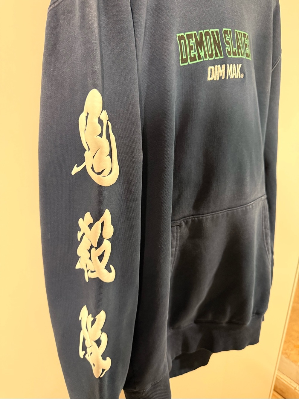 Tanjiro Graphic Hoodie - Navy Dim Mak - Picture 5 of 5
